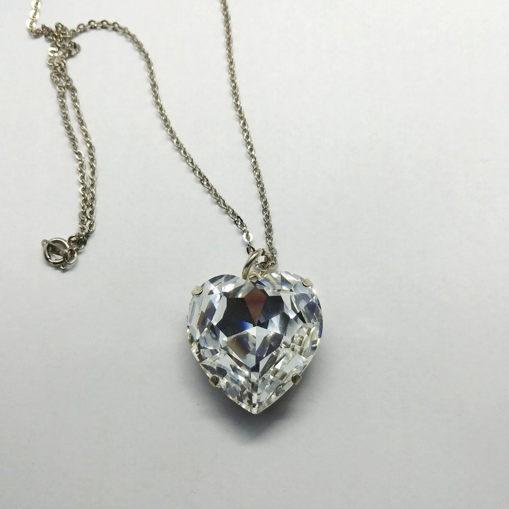 Genuine Swarovski Crystal Heart Pendant